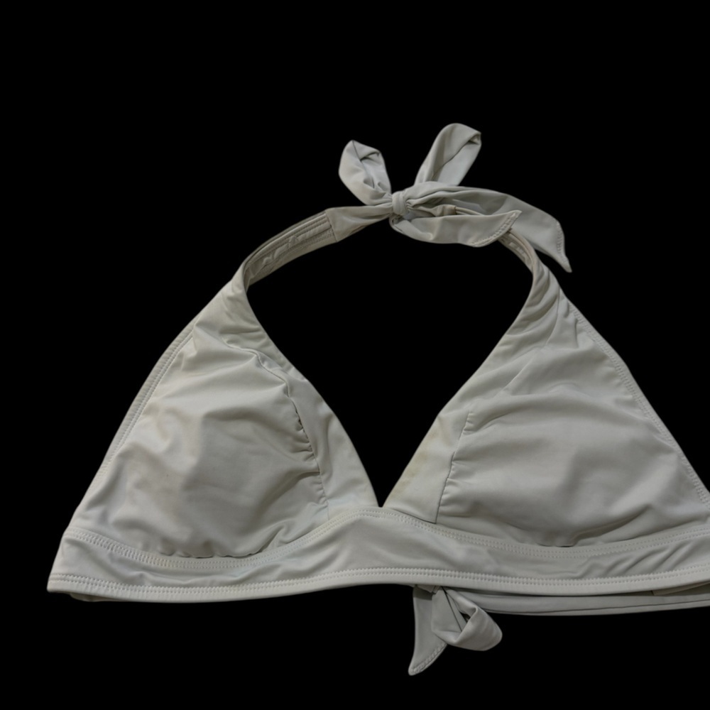 Athleta Cream Bikini Top